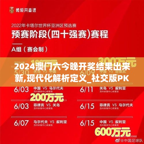 2024澳门六今晚开奖结果出来新,现代化解析定义_社交版PKE8.76