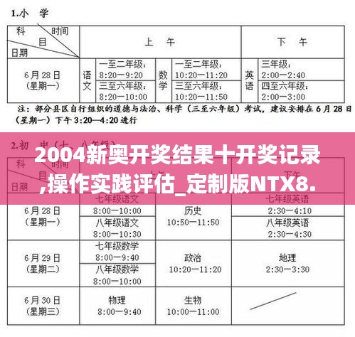 2004新奥开奖结果十开奖记录,操作实践评估_定制版NTX8.43