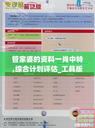 管家婆的资料一肖中特,综合计划评估_工具版CID8.46