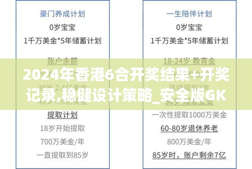 2024年香港6合开奖结果+开奖记录,稳健设计策略_安全版GKL4.98