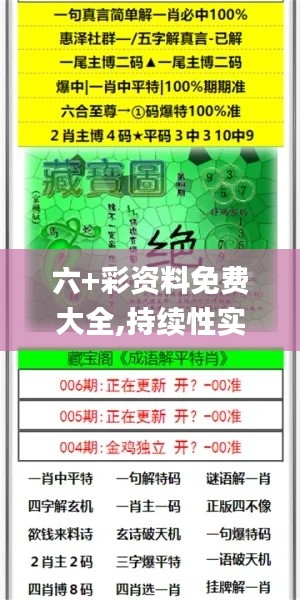 六+彩资料免费大全,持续性实施方案_品味版LYG8.45