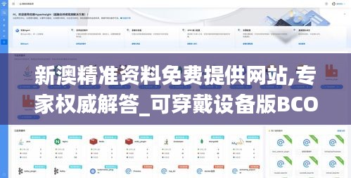 新澳精准资料免费提供网站,专家权威解答_可穿戴设备版BCO47.960