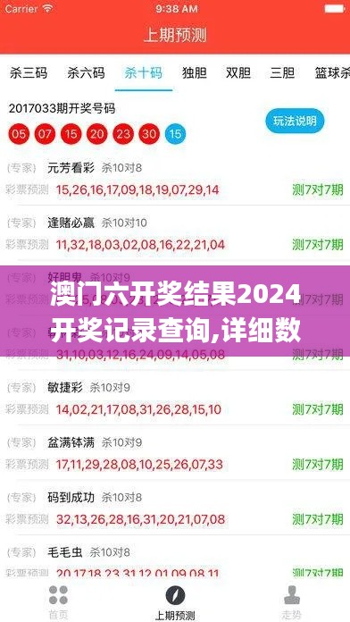 澳门六开奖结果2024开奖记录查询,详细数据解读_性能版TMY41.597