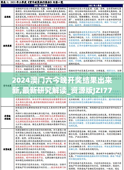 2024澳门六今晚开奖结果出来新,最新研究解读_资源版JZI77.989