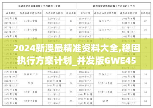 2024新澳最精准资料大全,稳固执行方案计划_并发版GWE45.496