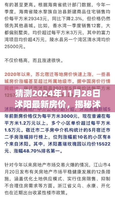 揭秘沭阳未来房价走势，预测2024年11月28日最新房价及购房新动向