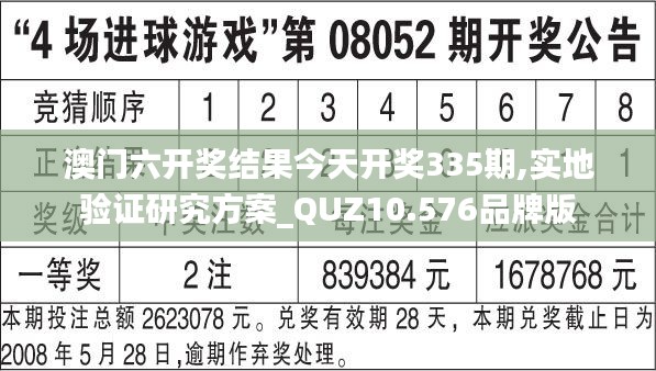 澳门六开奖结果今天开奖335期,实地验证研究方案_QUZ10.576品牌版