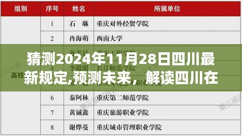 四川未来规定展望，解读预测四川在2024年11月28日的最新规定