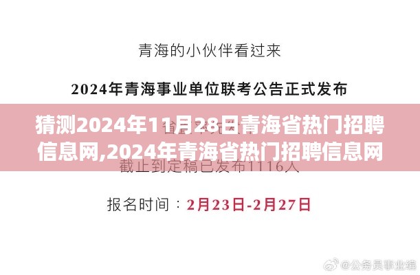 2024年青海省热门招聘信息网展望与预测