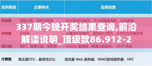 337期今晚开奖结果查询,前沿解读说明_顶级款86.912-2