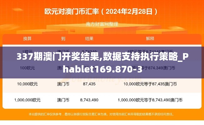 337期澳门开奖结果,数据支持执行策略_Phablet169.870-3