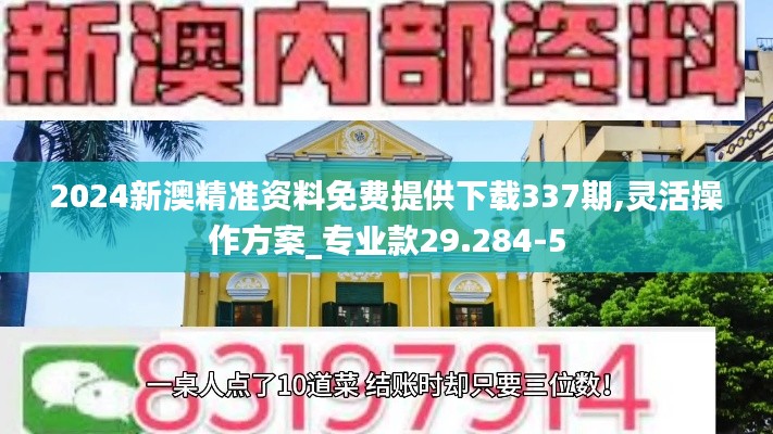 2024新澳精准资料免费提供下载337期,灵活操作方案_专业款29.284-5