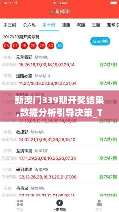 新澳门339期开奖结果,数据分析引导决策_Tizen16.789-3