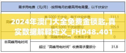 2024年澳门大全免费金锁匙,真实数据解释定义_FHD48.401-4