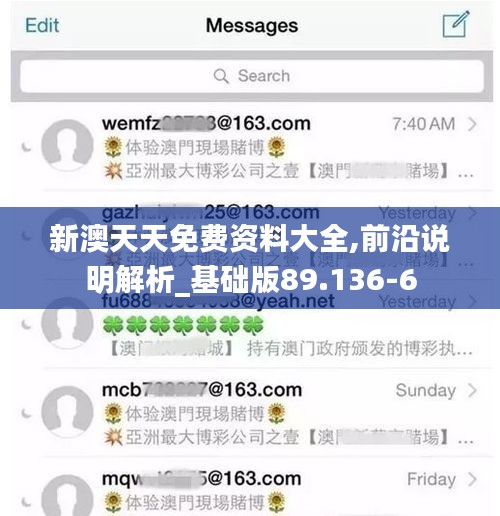 新澳天天免费资料大全,前沿说明解析_基础版89.136-6