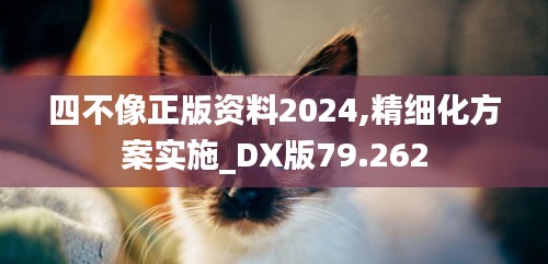 四不像正版资料2024,精细化方案实施_DX版79.262