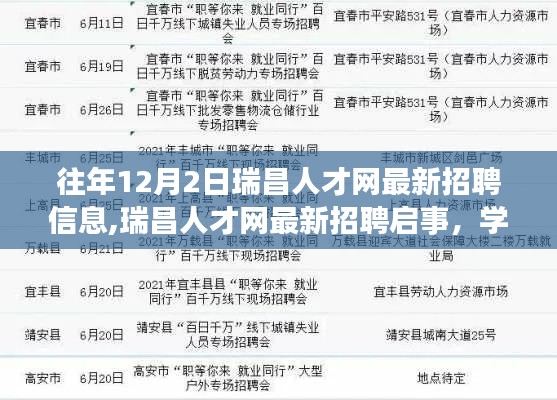 瑞昌人才网最新招聘信息揭秘，抓住机遇，成就自信人生之路！