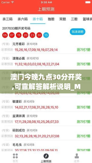 澳门今晚九点30分开奖,可靠解答解析说明_MR6.954