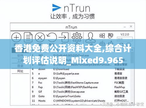 香港免费公开资料大全,综合计划评估说明_Mixed9.965