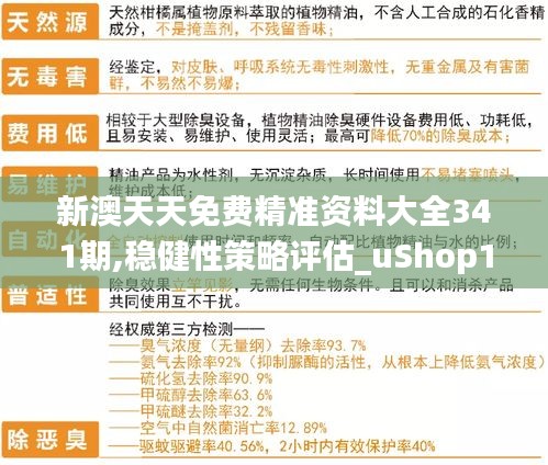 新澳天天免费精准资料大全341期,稳健性策略评估_uShop10.669