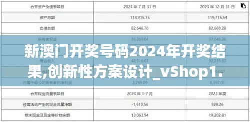 新澳门开奖号码2024年开奖结果,创新性方案设计_vShop1.988