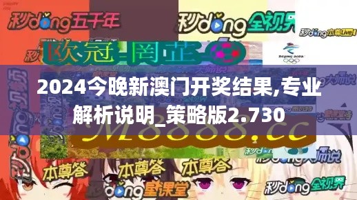 2024今晚新澳门开奖结果,专业解析说明_策略版2.730