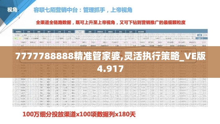 7777788888精准管家婆,灵活执行策略_VE版4.917