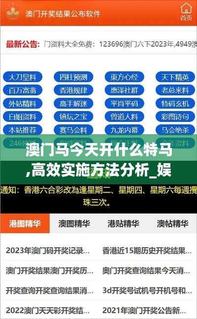 澳门马今天开什么特马,高效实施方法分析_娱乐版3.379