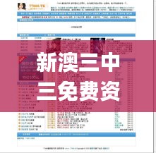 新澳三中三免费资料,高速方案解析响应_界面版10.934