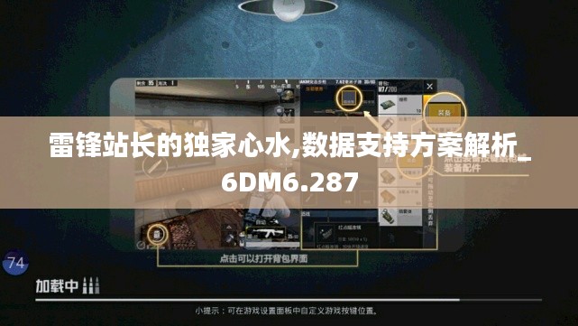 雷锋站长的独家心水,数据支持方案解析_6DM6.287