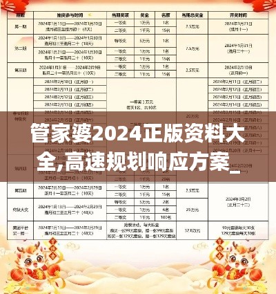 管家婆2024正版资料大全,高速规划响应方案_挑战款10.110