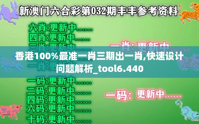 香港100%最准一肖三期出一肖,快速设计问题解析_tool6.440