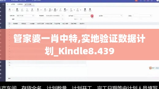 管家婆一肖中特,实地验证数据计划_Kindle8.439