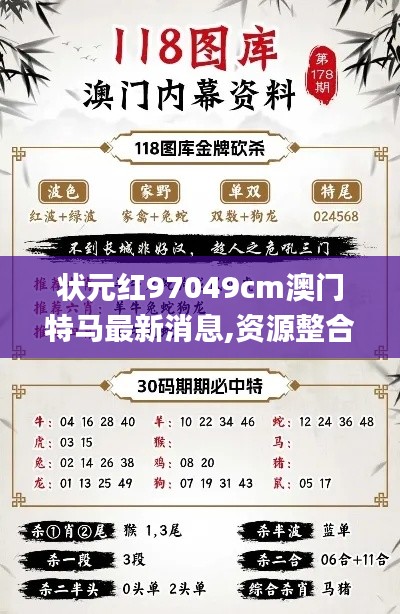 状元红97049cm澳门特马最新消息,资源整合策略实施_储蓄版6.411