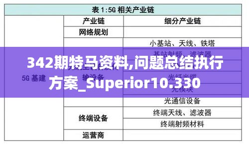 342期特马资料,问题总结执行方案_Superior10.330