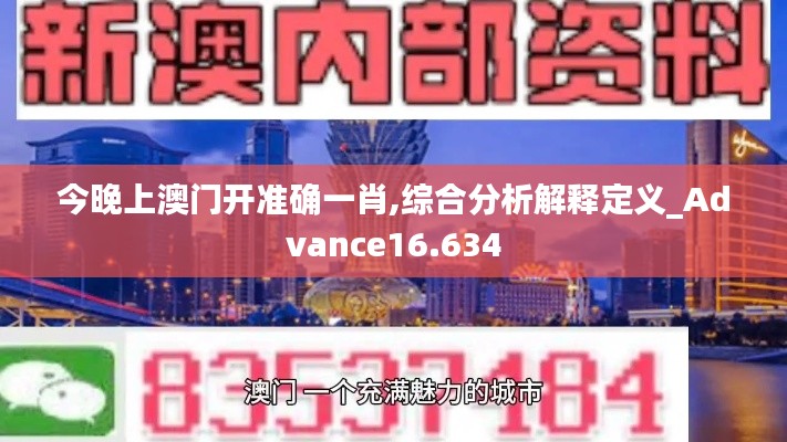 今晚上澳门开准确一肖,综合分析解释定义_Advance16.634