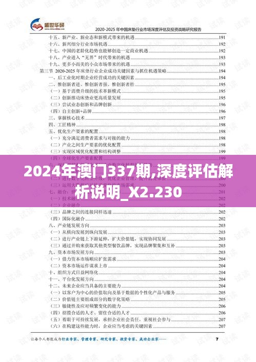 2024年澳门337期,深度评估解析说明_X2.230