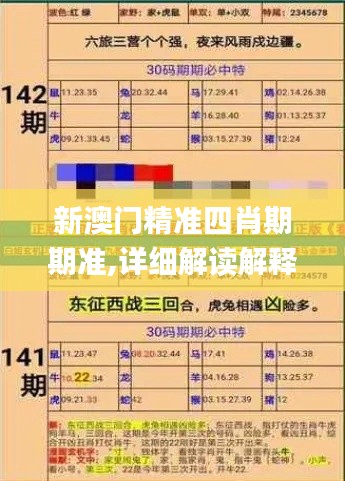 新澳门精准四肖期期准,详细解读解释落实_Surface5.597