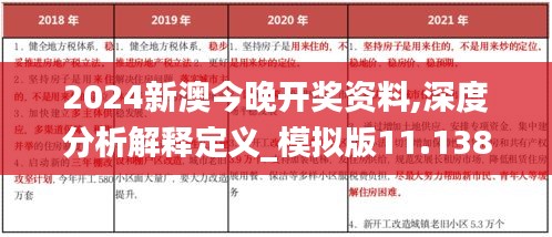 2024新澳今晚开奖资料,深度分析解释定义_模拟版11.138