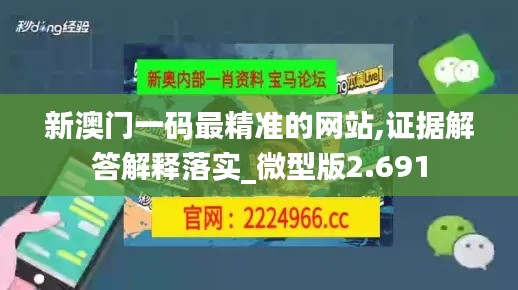 新澳门一码最精准的网站,证据解答解释落实_微型版2.691