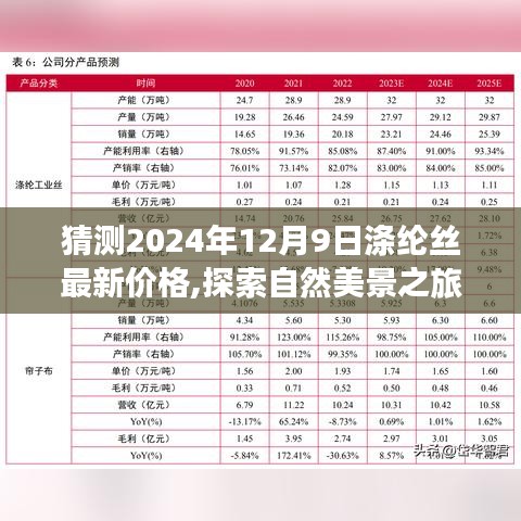 涤纶丝最新价格预测，启程探索未来市场与内心宁静之旅（2024年预测版）