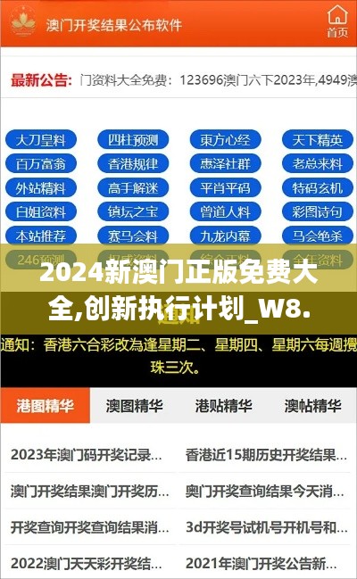 2024新澳门正版免费大全,创新执行计划_W8.184