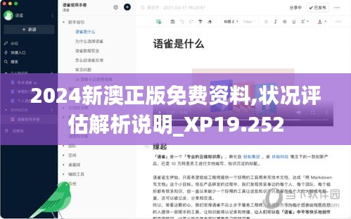 2024新澳正版免费资料,状况评估解析说明_XP19.252