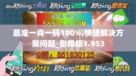 最准一肖一码100%,快捷解决方案问题_影像版3.953