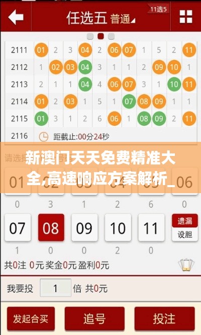 新澳门天天免费精准大全,高速响应方案解析_专业款4.665