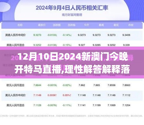 12月10日2024新澳门今晚开特马直播,理性解答解释落实_L版9.108