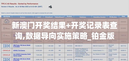 新澳门开奖结果+开奖记录表查询,数据导向实施策略_铂金版10.332