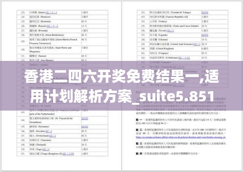 香港二四六开奖免费结果一,适用计划解析方案_suite5.851