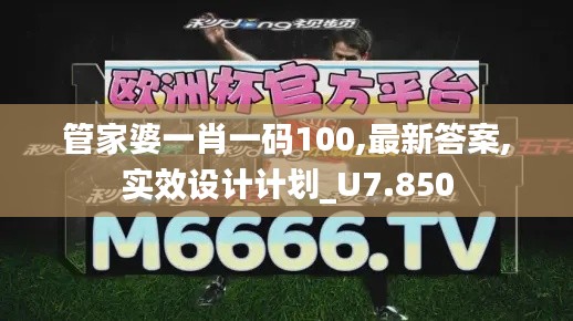 管家婆一肖一码100,最新答案,实效设计计划_U7.850