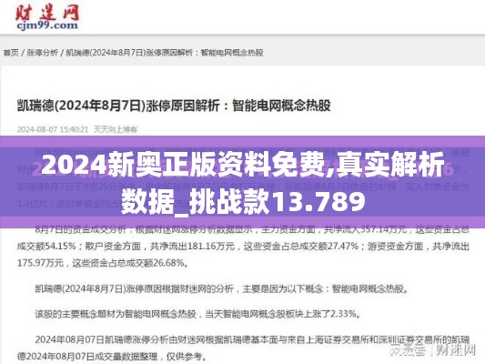 2024新奥正版资料免费,真实解析数据_挑战款13.789